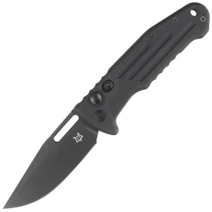 Nóż automatyczny Fox New Smarty CP Black Aluminium, Black PVD N690Co by Stefano De Lorenzi (FX-503 ALB)-1