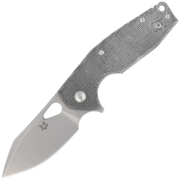 Nóż składany FOX Yaru Black Micarta, Acid Stonewashed M398 by Jesper Voxnæs (FX-527LI MB)-1