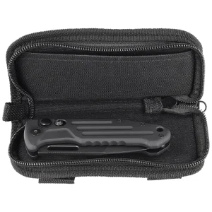 Nóż automatyczny Fox New Smarty SP Black Aluminium, Black PVD N690Co by Stefano De Lorenzi (FX-503SP B)-2