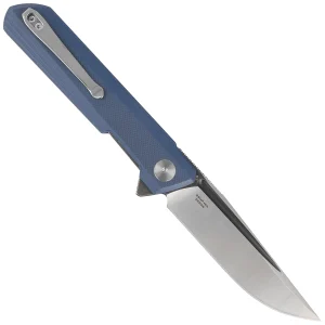 Nóż składany Bestechman Dundee Gray G10, Grey Titanized / Satin D2 by Ostap Hel (BMK01F)-2