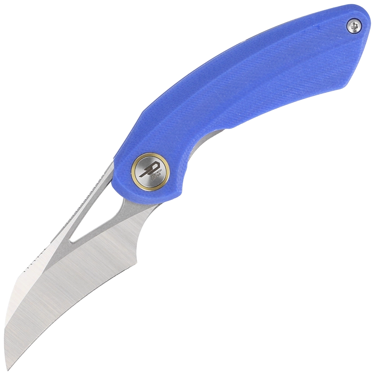 Nóż składany Bestech Bihai Blue G10, Stonewashed/Satin 14C28N by Ostap Hel (BG53D-1)-1