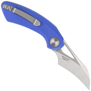Nóż składany Bestech Bihai Blue G10, Stonewashed/Satin 14C28N by Ostap Hel (BG53D-1)-2