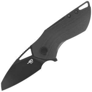 Nóż składany Bestech Riverstone Black G10, Black Stonewashed 154CM by Frank Grissom (BL03C)-1
