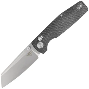 Nóż składany Bestech Slasher Black Micarta, Stonewashed D2 (BG43A-1)-1