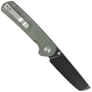Nóż składany Bestech Sledgehammer Green Micarta, Black Stonewashed D2 (BG31B-2)-2