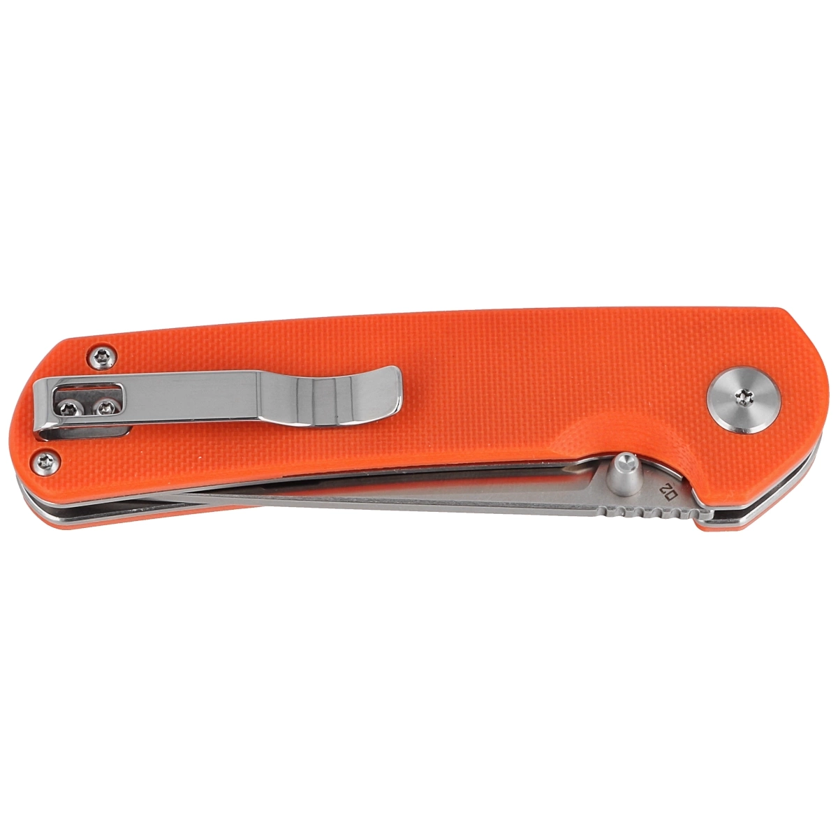 Nóż składany Bestech Sledgehammer Orange G10, Satin / Stonewashed D2 (BG31A-1)-4