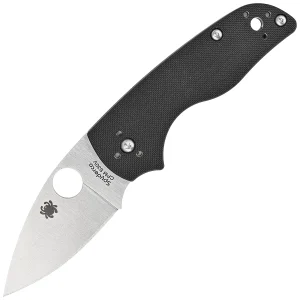 Nóż składany Spyderco Lil' Native Slipit Black G10, Satin Plain CPM S30V by Eric Glesser (C230NLGP)-1