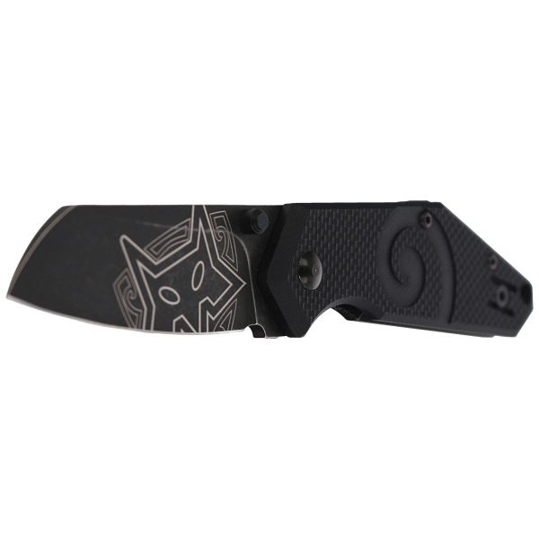 Nóż składany FOX Kea Black G10, Black Stonewashed N690Co by Jared Wihongi (FX-650)-2