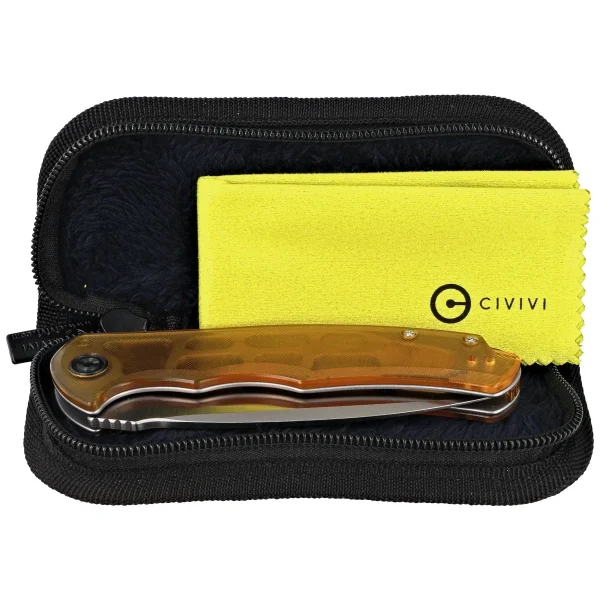 Nóż składany Civivi Praxis Polished Ultem, Satin 9Cr18MoV (C803L)-2