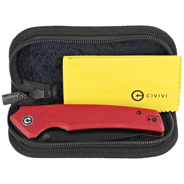 Nóż składany Civivi Tranquil Burgundy G10, Black 14C28N (C23027-2)-8