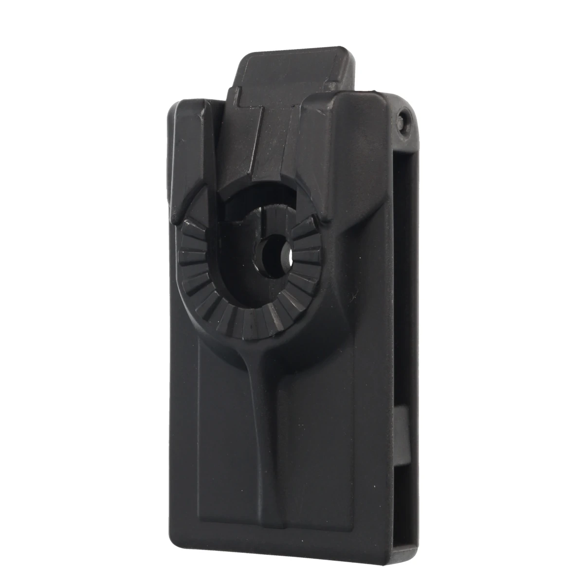 UBC-05-A BK mocowanie wsuwane na pas z Quick Change. Do przenoszenia ładownic, uchwytów, kabur na magazynki, pałki teleskopowe, paralizatory, latarki, gaz. Umożliwia zamianę wyposażenia na niezbędne w danej chwili bez zdejmowania zaczepu z pasa. - LifeGun.pl Mocowanie na pas ESP Roto 360° Belt Clip z Quick Change, wsuwane (UBC-05-A BK)-1