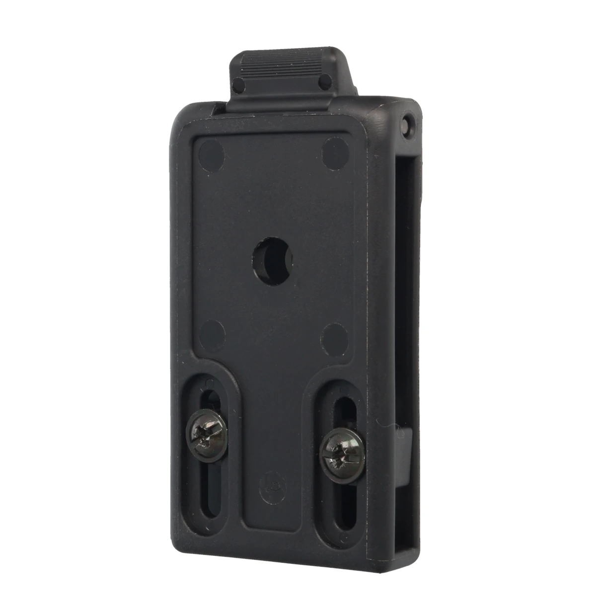 UBC-05-A BK mocowanie wsuwane na pas z Quick Change. Do przenoszenia ładownic, uchwytów, kabur na magazynki, pałki teleskopowe, paralizatory, latarki, gaz. Umożliwia zamianę wyposażenia na niezbędne w danej chwili bez zdejmowania zaczepu z pasa. - LifeGun.pl Mocowanie na pas ESP Roto 360° Belt Clip z Quick Change, wsuwane (UBC-05-A BK)-2