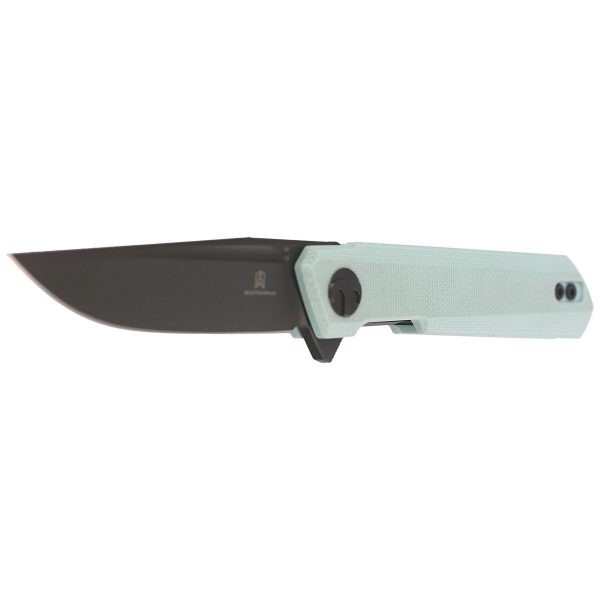 Nóż Bestechman Mini Dundee Ice Cream Blue G10, Grey DLC D2 by Ostap Hel (BMK03G)-2