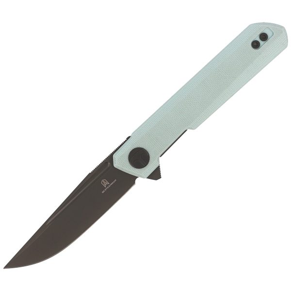 Nóż Bestechman Mini Dundee Ice Cream Blue G10, Grey DLC D2 by Ostap Hel (BMK03G)-1