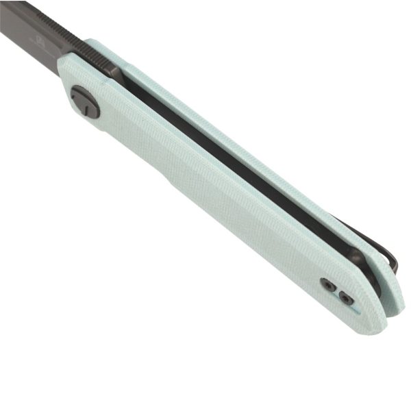 Nóż Bestechman Mini Dundee Ice Cream Blue G10, Grey DLC D2 by Ostap Hel (BMK03G)-4