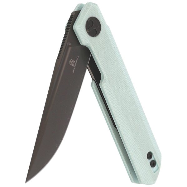 Nóż Bestechman Mini Dundee Ice Cream Blue G10, Grey DLC D2 by Ostap Hel (BMK03G)-6