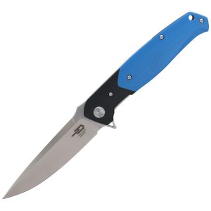 Nóż składany Bestech Swordfish Black / BlueG10, Satin D2 (BG03D)-1