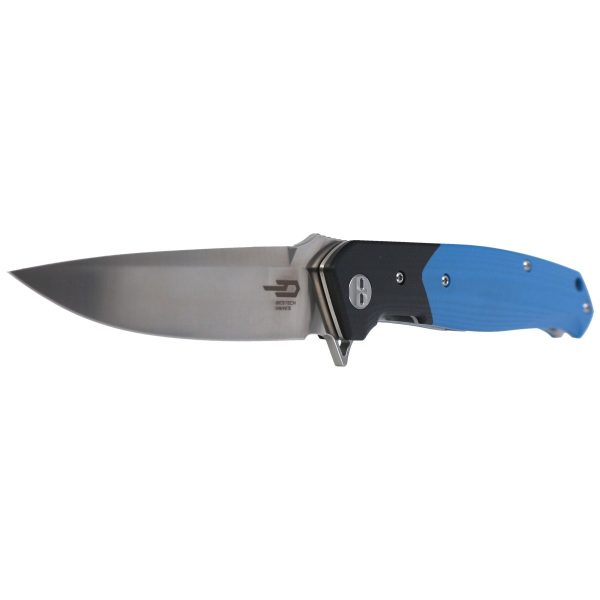 Nóż składany Bestech Swordfish Black / BlueG10, Satin D2 (BG03D)-2
