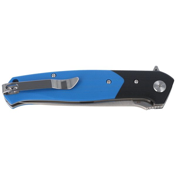 Nóż składany Bestech Swordfish Black / BlueG10, Satin D2 (BG03D)-7
