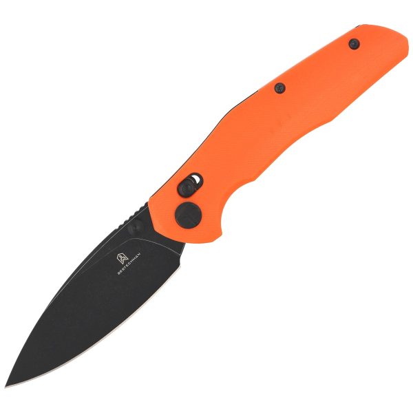 Nóż Bestechman Ronan Orange G10, Black Titanized Stonewashed 14CN28N (BMK02H)-1