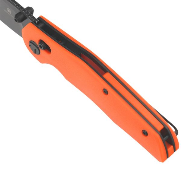 Nóż Bestechman Ronan Orange G10, Black Titanized Stonewashed 14CN28N (BMK02H)-4