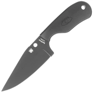 Nóż Spyderco Subway Bowie Black FRN, Black Plain LC200N by Fred Perrin (FB48PBBK)-1