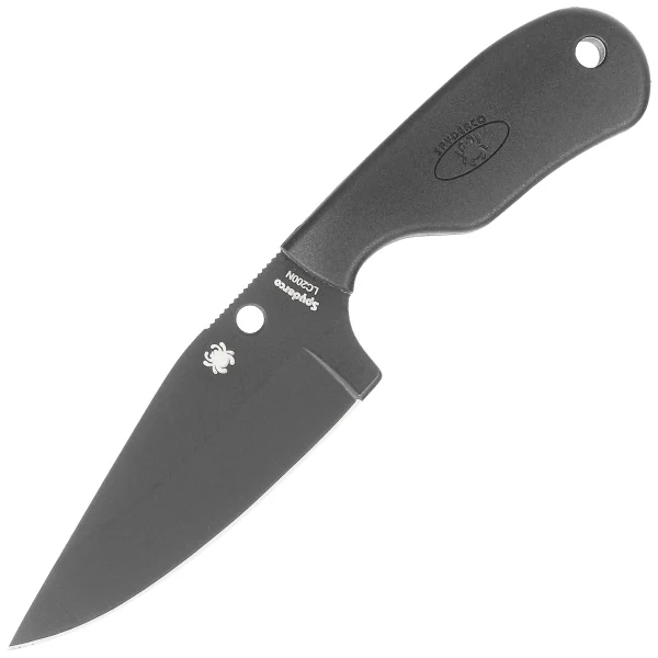 Nóż Spyderco Subway Bowie Black FRN, Black Plain LC200N by Fred Perrin (FB48PBBK)-1