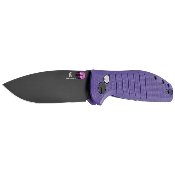 Nóż składany Bestechman Goodboy Purple G10, Black DLC D2 by Keanu Alfaro (BMK04F)-2