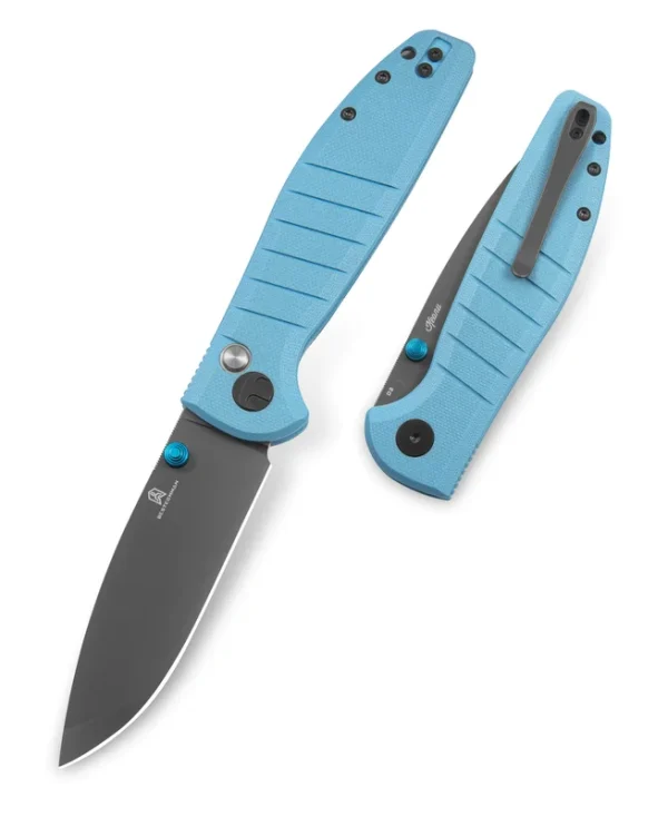 Nóż składany Bestechman Goodboy Blue G10, Grey DLC D2 by Keanu Alfaro (BMK04C)-1