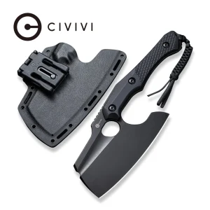 Nóż Civivi Aratra Black G10, Black Stonewashed D2 by Maciej Torbé (C21041-1)-1