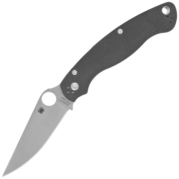 Nóż składany Spyderco Military 2 Black G10, Satin CPM S30V by Sal, Eric Glesser (C36GP2)-1