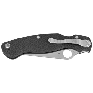 Nóż składany Spyderco Military 2 Black G10, Satin CPM S30V by Sal, Eric Glesser (C36GP2)-2