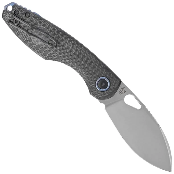 Nóż składany Fox Chilin Carbon Fiber, Satin M398 by Jesper Voxnæs (FX-530 CF)-3