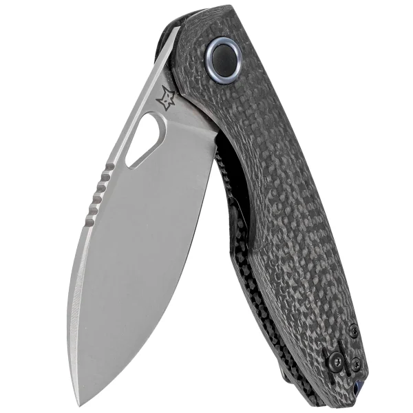 Nóż składany Fox Chilin Carbon Fiber, Satin M398 by Jesper Voxnæs (FX-530 CF)-6