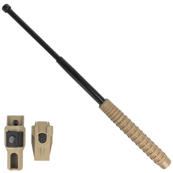 Pałka teleskopowa hartowana ESP 18'' Khaki (ExB-18H-KH-BK BH-54)-1