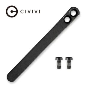 Klips Civivi Black Titanium, Tytanowe Śruby (T001B)-1
