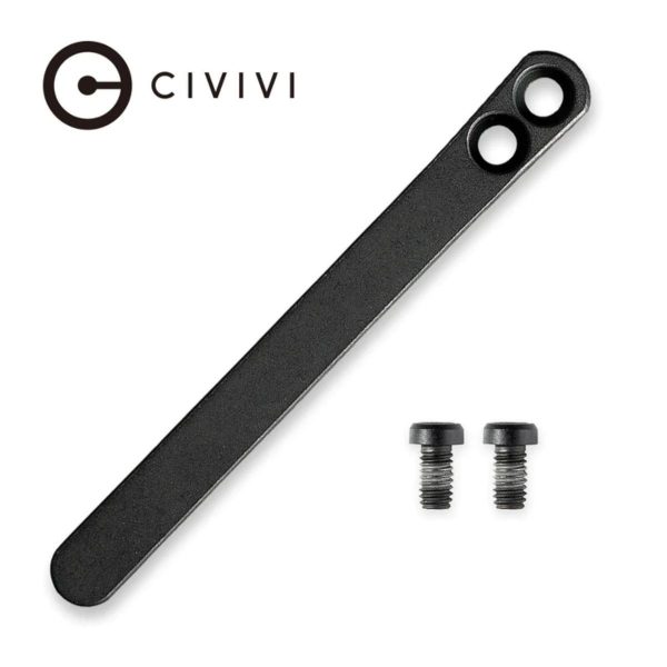 Klips Civivi Black Titanium, Tytanowe Śruby (T001B)-1