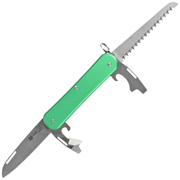 Scyzoryk Fox Vulpis S4 OD Green Aluminium, Polished N690Co (FX-VP130-S4 OD)-2