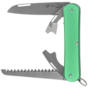 Scyzoryk Fox Vulpis S4 OD Green Aluminium, Polished N690Co (FX-VP130-S4 OD)-1