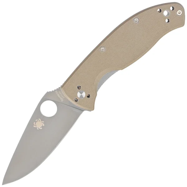 Nóż składany Spyderco Tenacious Brown G10, Satin CPM M4 by Eric Glesser (C122GBNM4P)-1