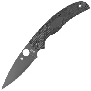Nóż składany Spyderco Native Chief Black FRN, DLC CTS BD1N by Sal, Eric Glesser (C244PBBK)-1