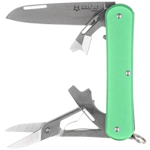 Scyzoryk Fox Vulpis F4 OD Green Aluminum, Polished N690Co (FX-VP130-F4 OD)-1