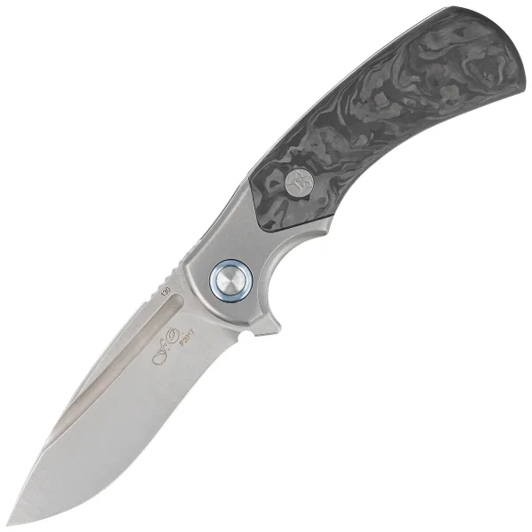 Nóż składany Fox 40th Anniversary Knife Marble Carbon Fiber, Satin M390 (FX-F2017)-1