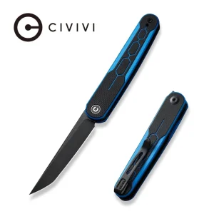 Nóż składany Civivi KwaiQ Blue/Black G10, Black Stonewashed Nitro-V by Rafal Brzeski (C23015-3)-1