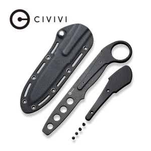 Nóż treningowy Civivi Varius Black G10, Black Stonewashed D2 by Allen Elishewitz (C22009C-1)-1