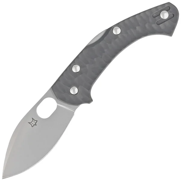 Nóż składany Fox Zero 2.0 Desert Warrior Gray FRN, Coarse Stonewashed Becut by Jens Ansø (FX-311 GY)-1