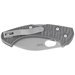 Nóż składany Fox Zero 2.0 Desert Warrior Gray FRN, Coarse Stonewashed Becut by Jens Ansø (FX-311 GY)-2