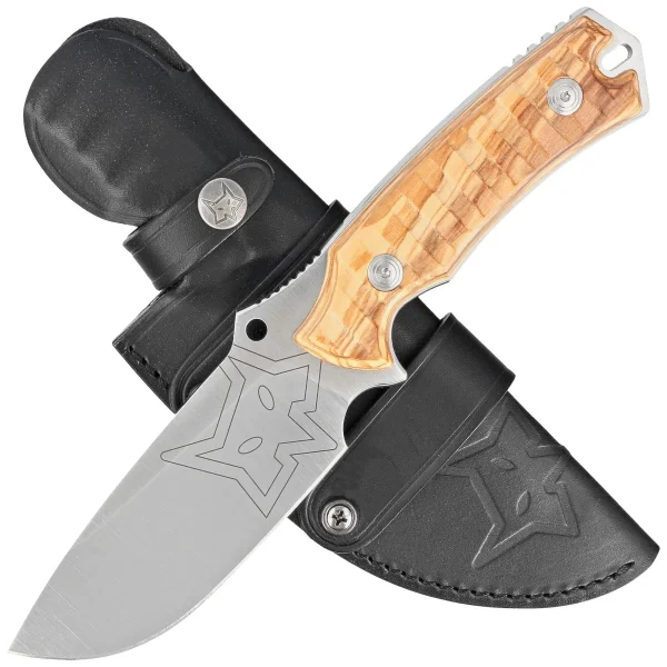 Nóż Fox Oxylos Olive Wood, Satin Becut (FX-616 OL)-2