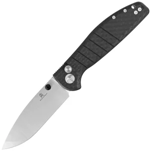 Nóż składany Bestechman Goodboy Black Shredded G10, Stonewashed/Satin D2 by Keanu Alfaro (BMK04K)-1