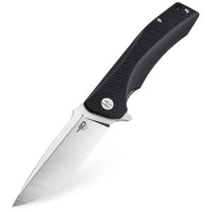 Nóż składany Bestech Mako Black G10, Stonewashed/Satin K110 (BG27A)-1